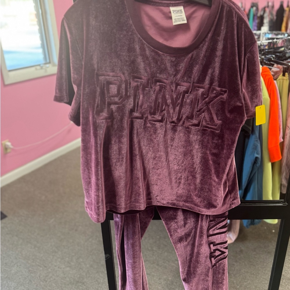 Victoria's Secret Pink Velour Top